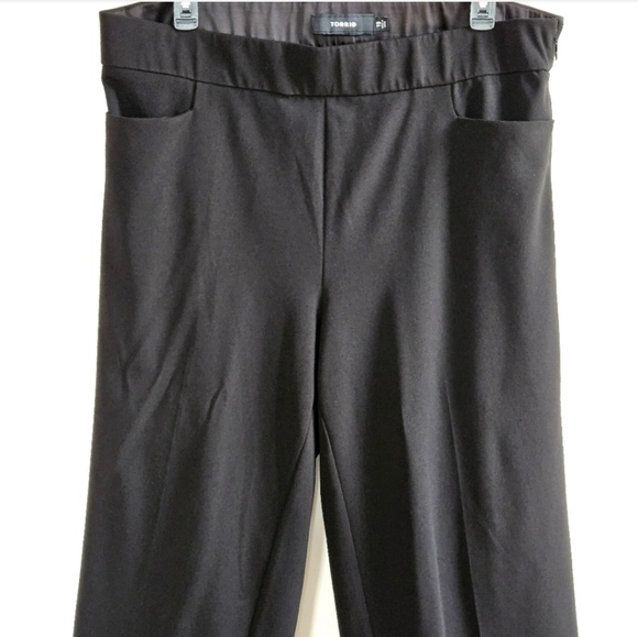 📌60 TORRID WIDE LEG CROP PANTS WOMEN'S PLUS SIZE 18 - Picture 5 of 6